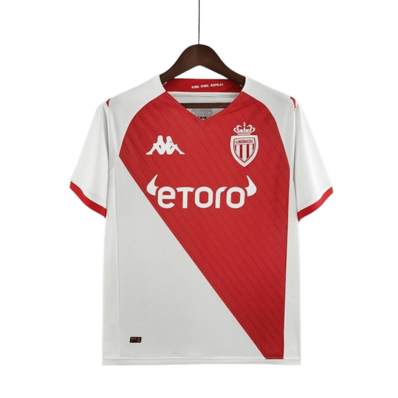 Camisa Monaco I 22/23 - Kappa Torcedor Masculina - FutStore Oficial!