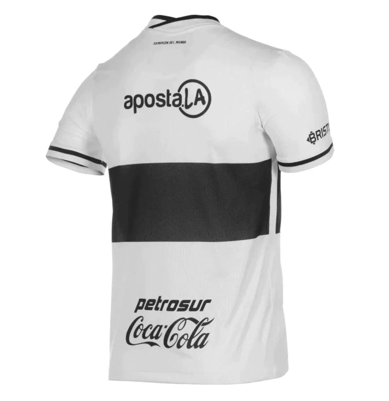 Camisa Olímpia I 22/23 - Nike Torcedor Masculina - Branca e Preta - FutStore Oficial!