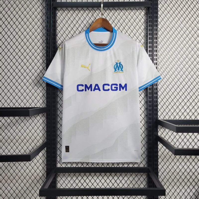 Camisa Olympique de Marseille Home 23/24 - Puma Torcedor Masculina - FutStore Oficial!