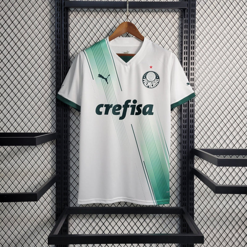 Camisa Palmeiras Away 23/24 - Puma Versão Torcedor Masculina - Branca - FutStore Oficial!