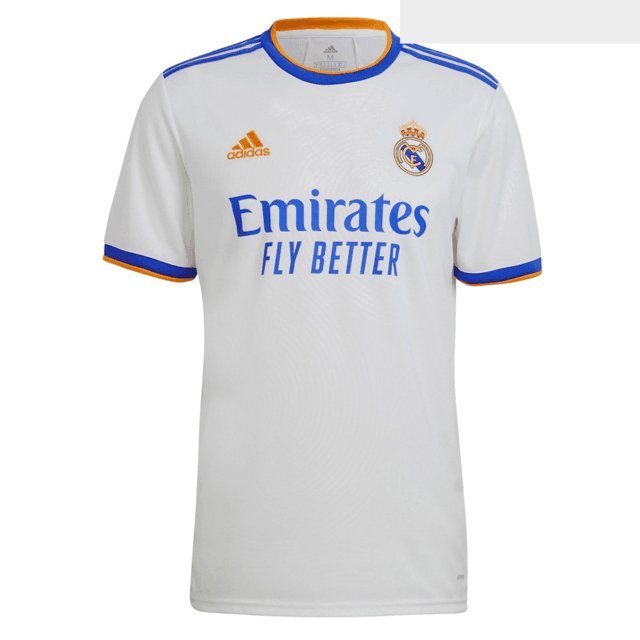 Camisa Real Madrid I 21/22 - Adidas Torcedor Masculina - Branca - FutStore Oficial!