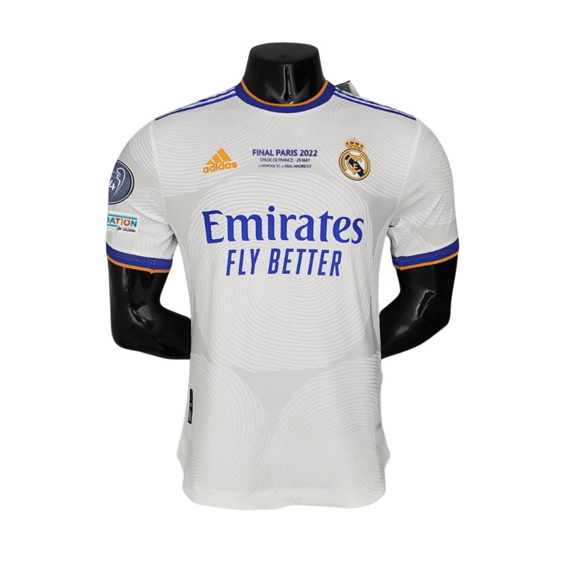 Camisa Real Madrid I 21/22 Final Champions - Adidas Versão Jogador Masculina - FutStore Oficial!