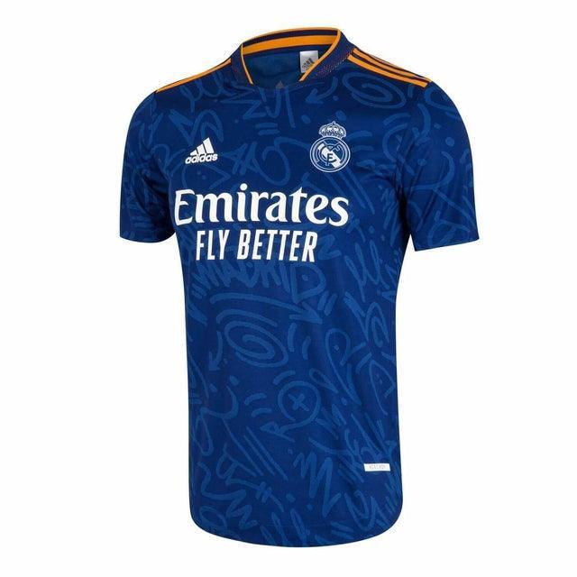 Camisa Real Madrid II 21/22 - Adidas Torcedor Masculina - Azul Royal - FutStore Oficial!