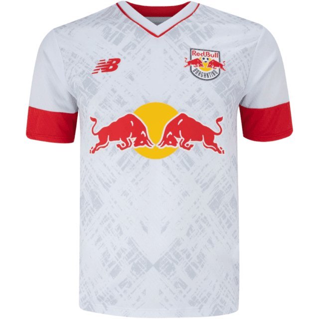 Camisa Red Bull Bragantino I 22/23 - NewBalance Torcedor Masculina - Branco - FutStore Oficial!