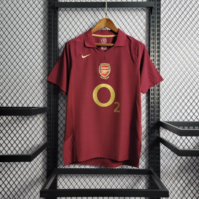 Camisa Retrô Arsenal 2005/06 Home - FutStore Oficial!