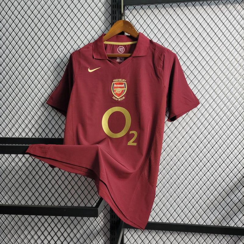 Camisa Retrô Arsenal 2005/06 Home - FutStore Oficial!