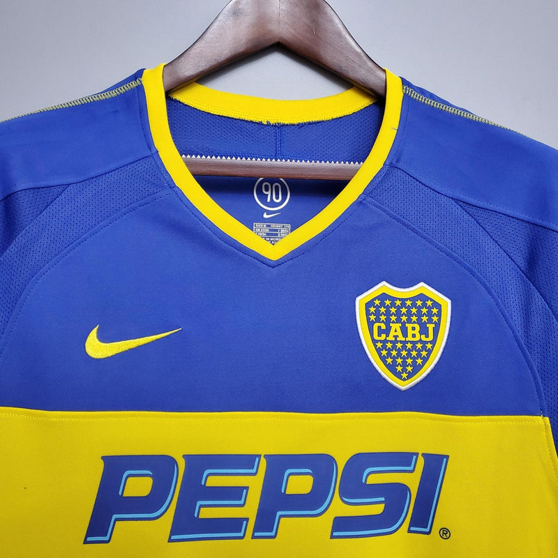 Camisa Retrô Boca Juniors 2003/04 Home - FutStore Oficial!