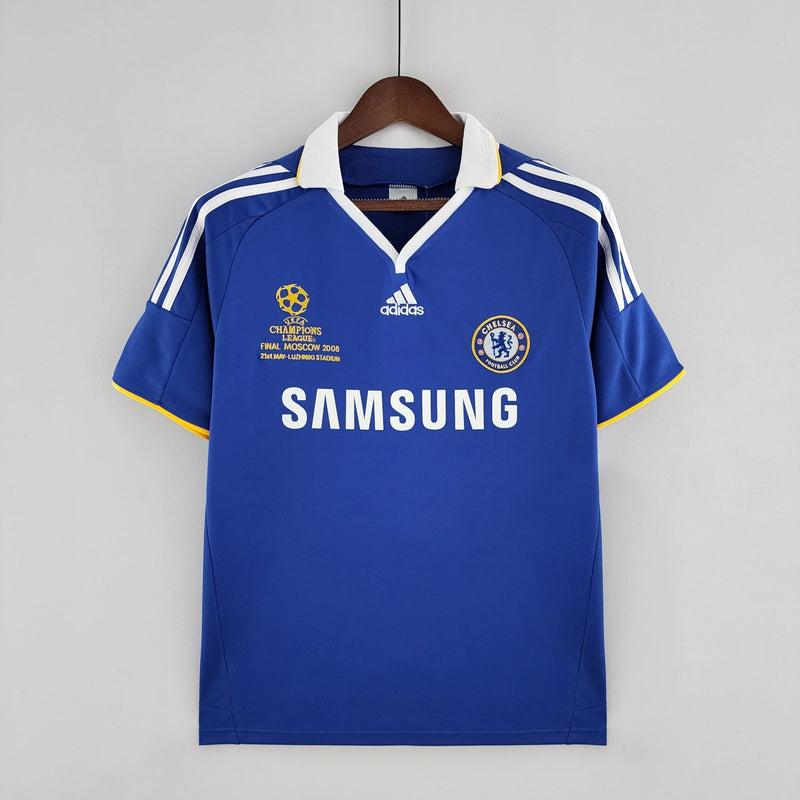 Camisa Retrô Chelsea FC 2008/09 Home Champions League Edition - FutStore Oficial!