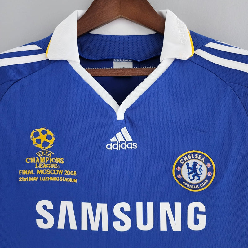 Camisa Retrô Chelsea FC 2008/09 Home Champions League Edition - FutStore Oficial!