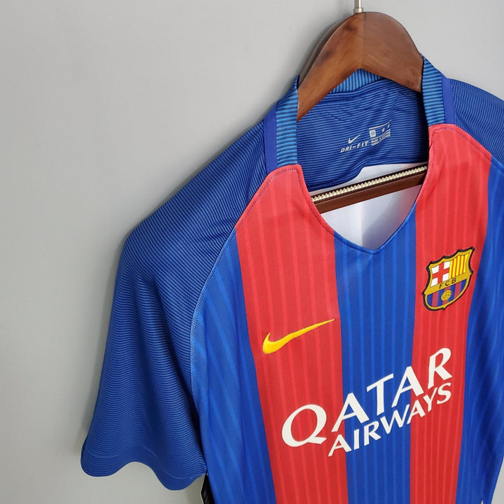 Camisa Retrô FC Barcelona 2016/17 Home - FutStore Oficial!