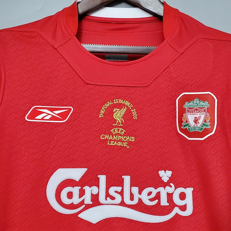 Camisa Retrô Liverpool 2005/05 Home Champions League Edition - FutStore Oficial!