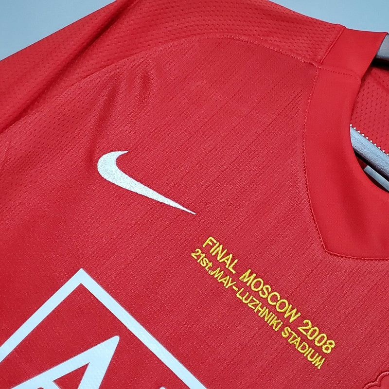 Camisa Retrô Manchester United 2007/08 Champions League Edition - FutStore Oficial!