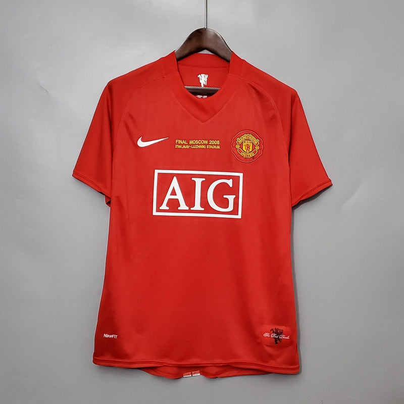 Camisa Retrô Manchester United 2007/08 Champions League Edition - FutStore Oficial!