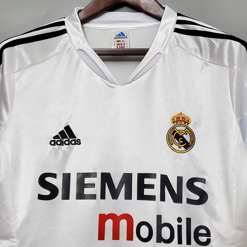 Camisa Retrô Real Madrid 2004/05 Home - FutStore Oficial!