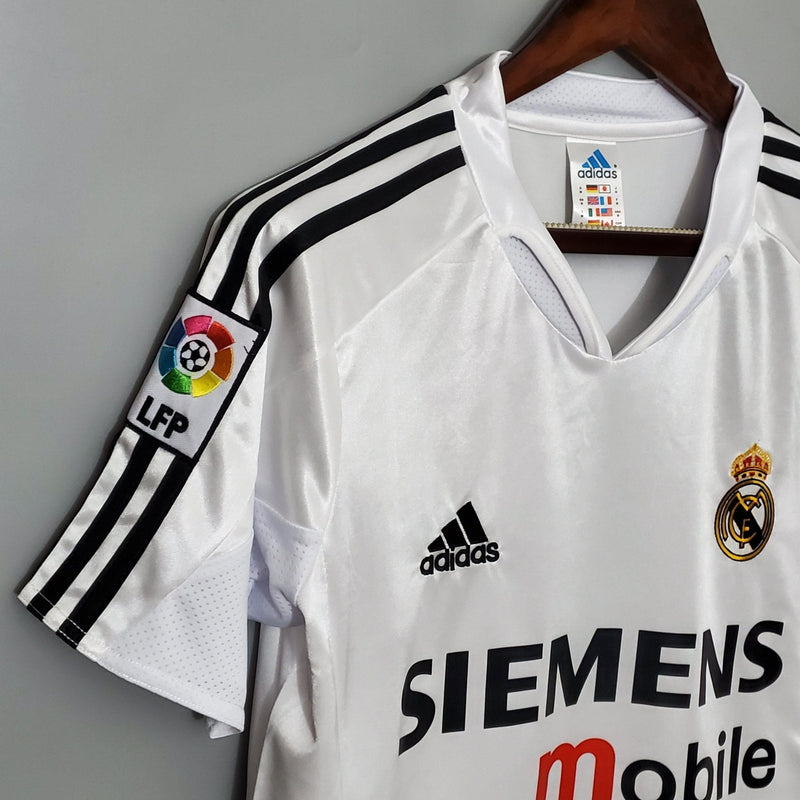 Camisa Retrô Real Madrid 2004/05 Home - FutStore Oficial!