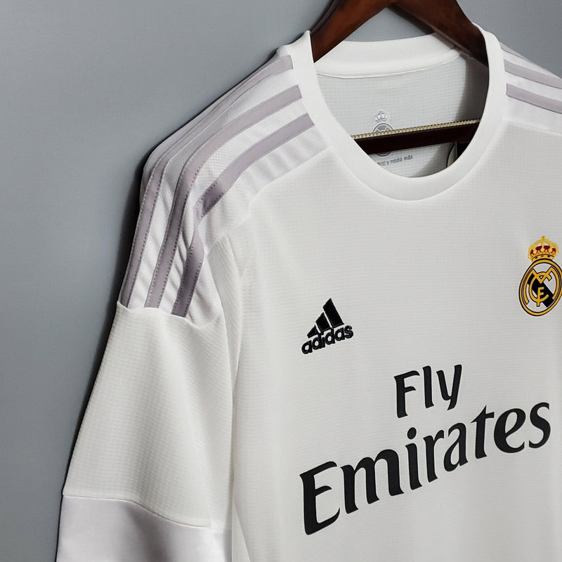 Camisa Retrô Real Madrid 2015/16 Home - FutStore Oficial!