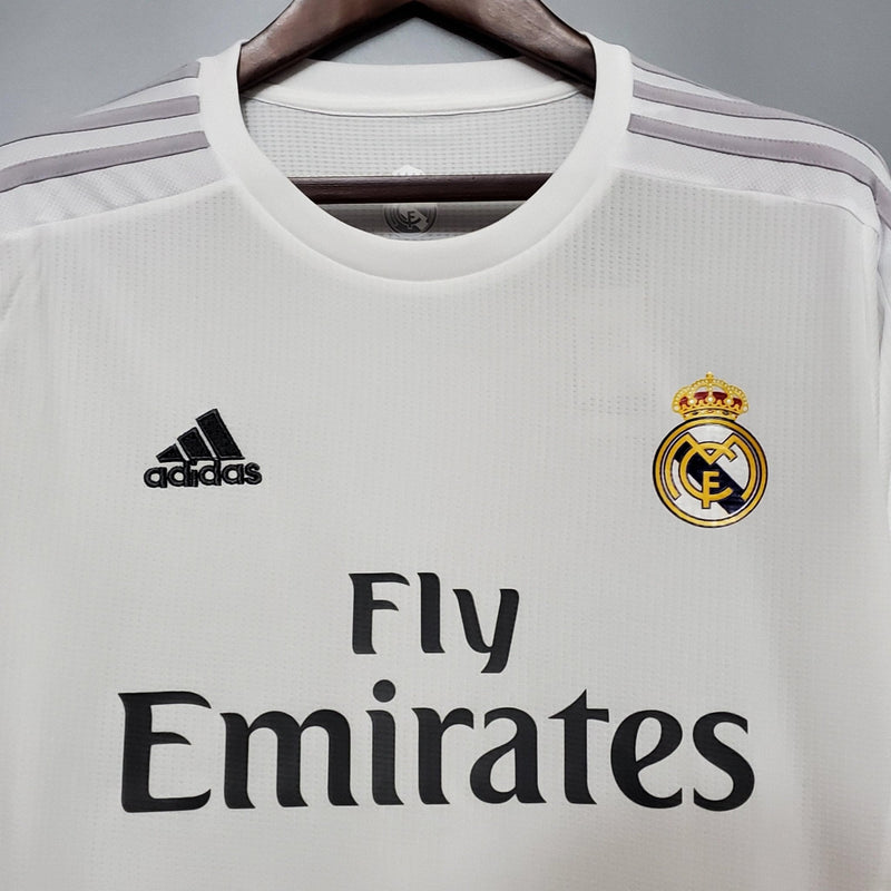 Camisa Retrô Real Madrid 2015/16 Home - FutStore Oficial!