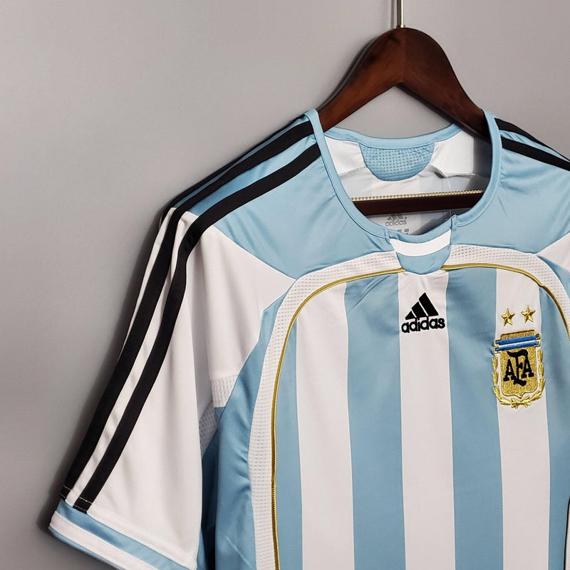 Camisa Retrô Seleção Argentina 2006/06 Home - FutStore Oficial!