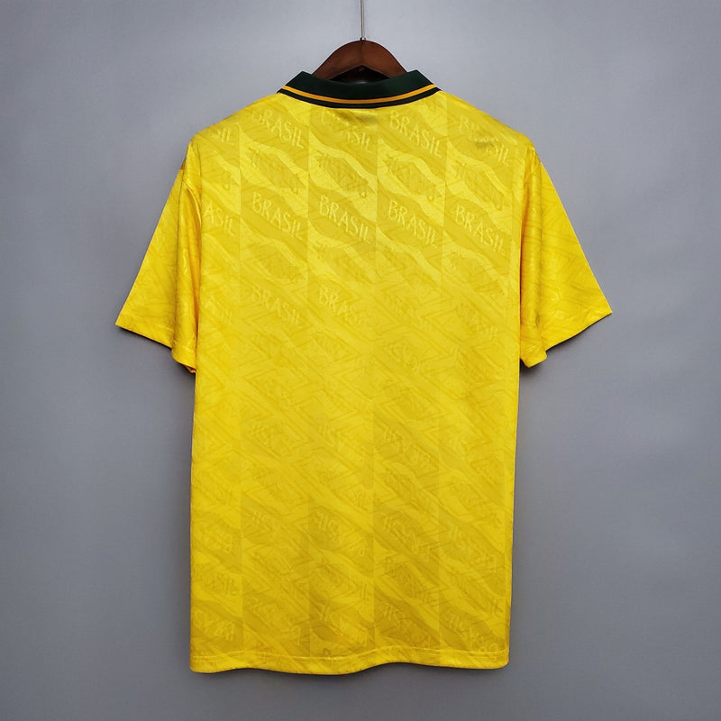 Camisa Retrô Seleção Brasil 1991/93 Home - FutStore Oficial!