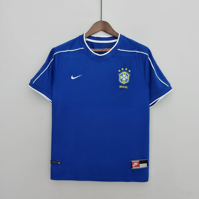 Camisa Retrô Seleção Brasil 1998/98 Away - FutStore Oficial!