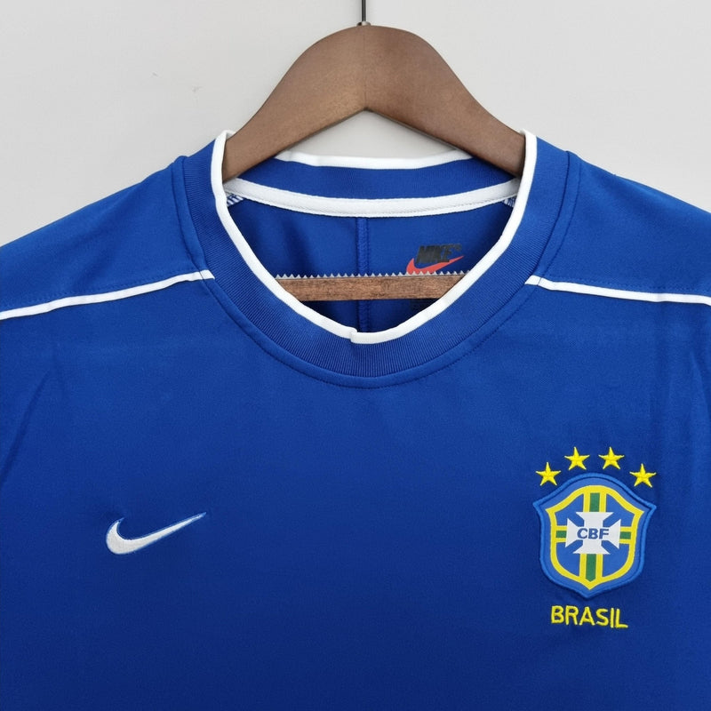 Camisa Retrô Seleção Brasil 1998/98 Away - FutStore Oficial!