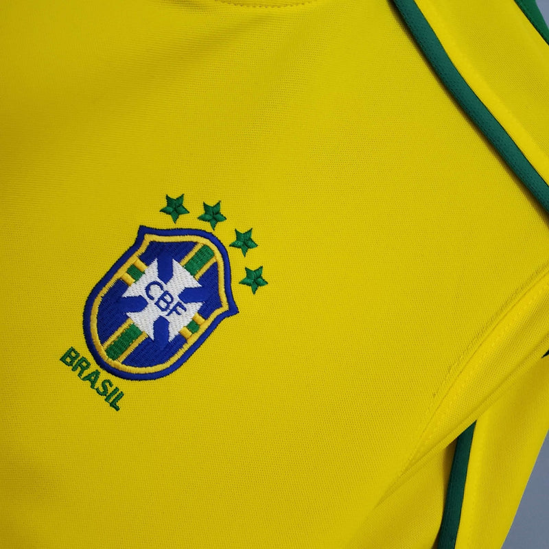 Camisa Retrô Seleção Brasil 1998/98 Home - FutStore Oficial!