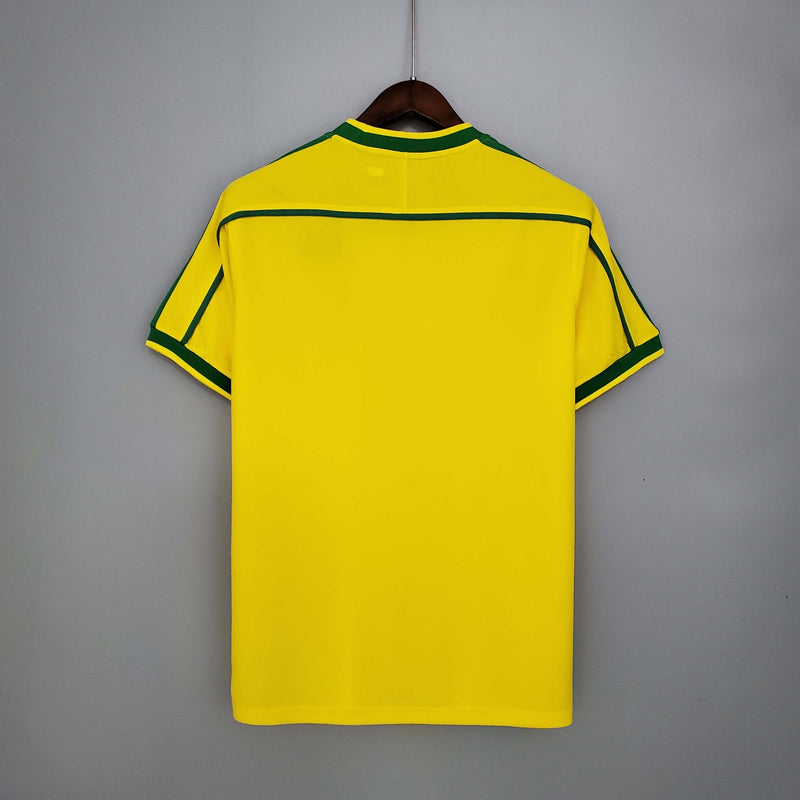 Camisa Retrô Seleção Brasil 1998/98 Home - FutStore Oficial!