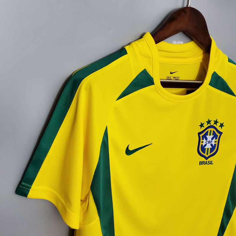 Camisa Retrô Seleção Brasil 2002/02 Home - FutStore Oficial!