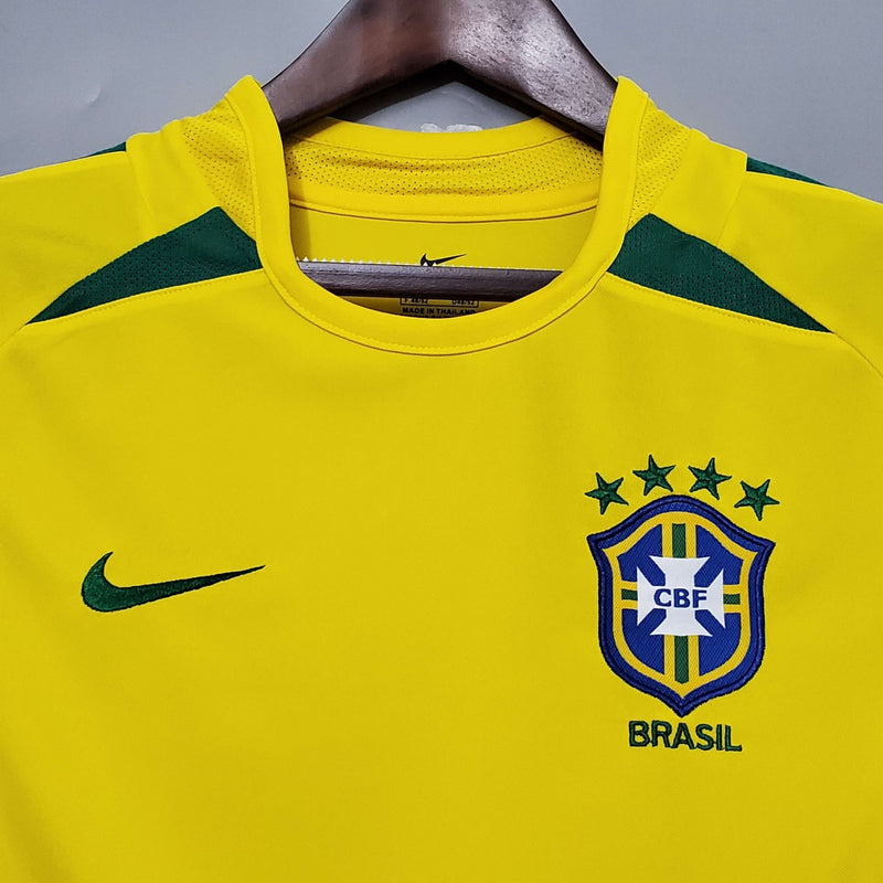 Camisa Retrô Seleção Brasil 2002/02 Home - FutStore Oficial!