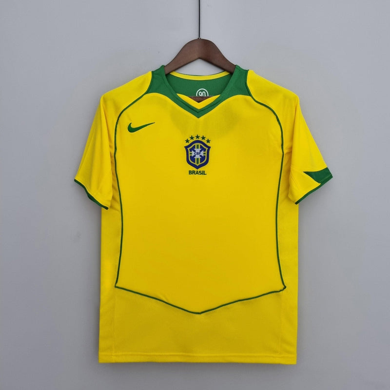 Camisa Retrô Seleção Brasil 2004/06 Home - FutStore Oficial!