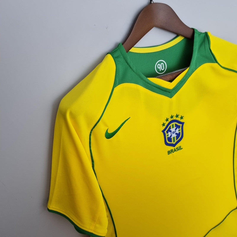 Camisa Retrô Seleção Brasil 2004/06 Home - FutStore Oficial!