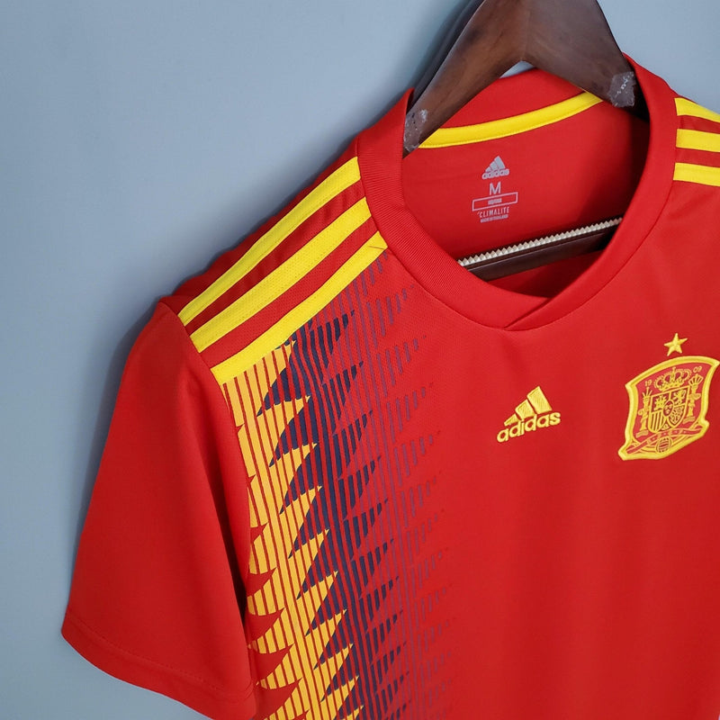 Camisa Retrô Seleção Espanha 2018/18 Home - FutStore Oficial!