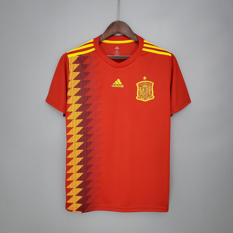 Camisa Retrô Seleção Espanha 2018/18 Home - FutStore Oficial!