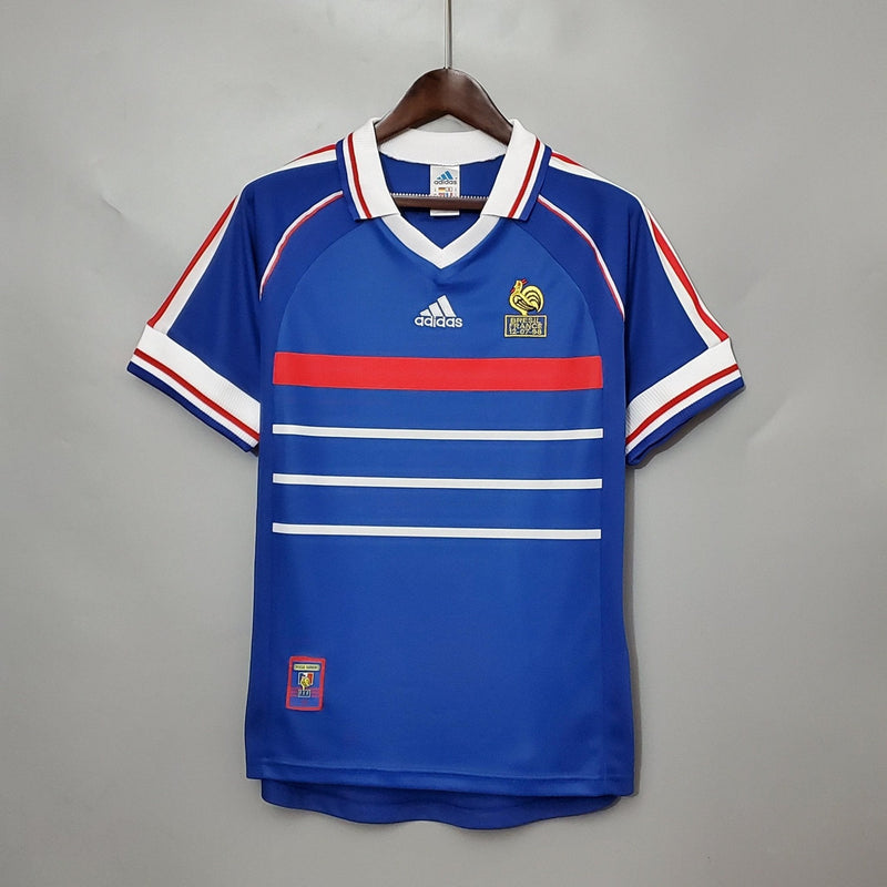 Camisa Retrô Seleção França 1998/98 Home - FutStore Oficial!