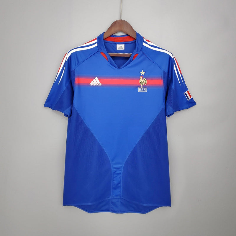 Camisa Retrô Seleção França 2004/04 Home - FutStore Oficial!