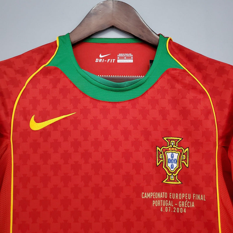 Camisa Retrô Seleção Portugal 2004/04 Home - FutStore Oficial!