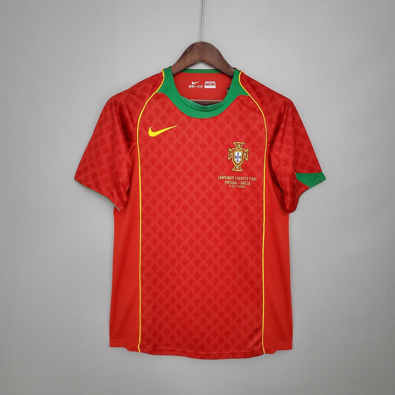 Camisa Retrô Seleção Portugal 2004/04 Home - FutStore Oficial!