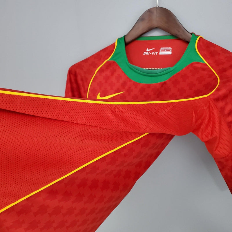 Camisa Retrô Seleção Portugal 2004/04 Home - FutStore Oficial!