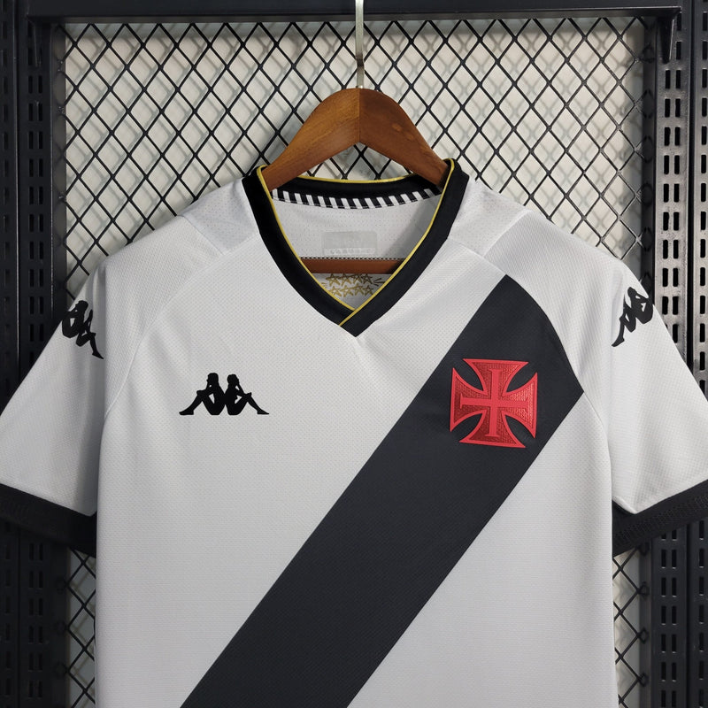 Camisa Vasco da Gama II 23/24 - Kappa Torcedor Masculina - Branca - FutStore Oficial!