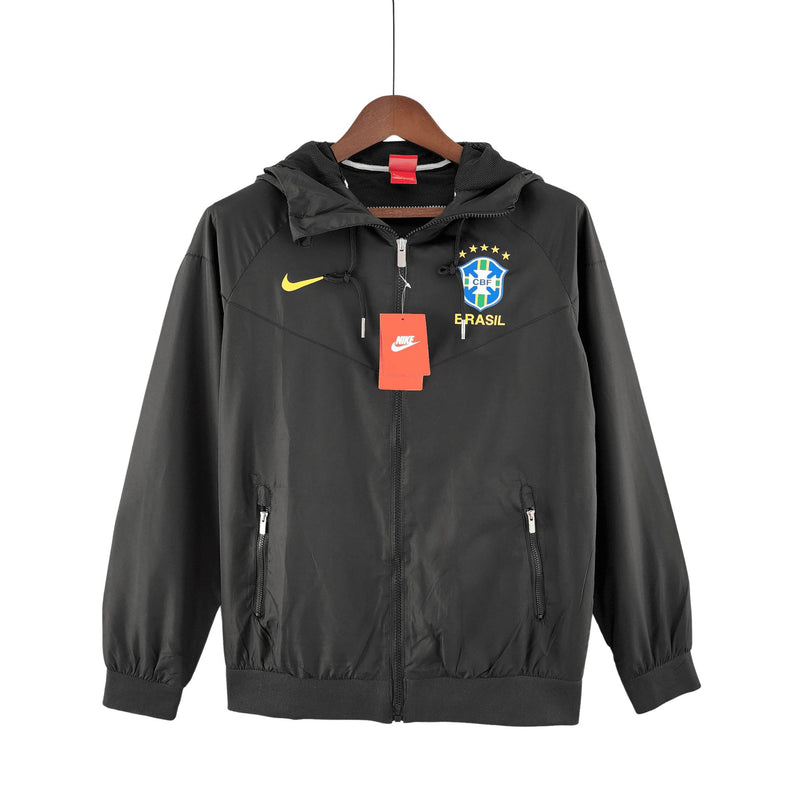 Corta Vento Brasil preto Nike 2022 - FutStore Oficial!