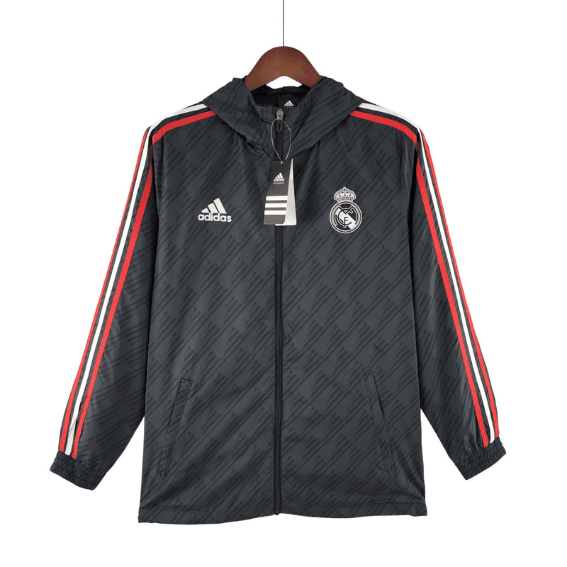 Corta Vento Real Madrid 2022 - Preto - FutStore Oficial!