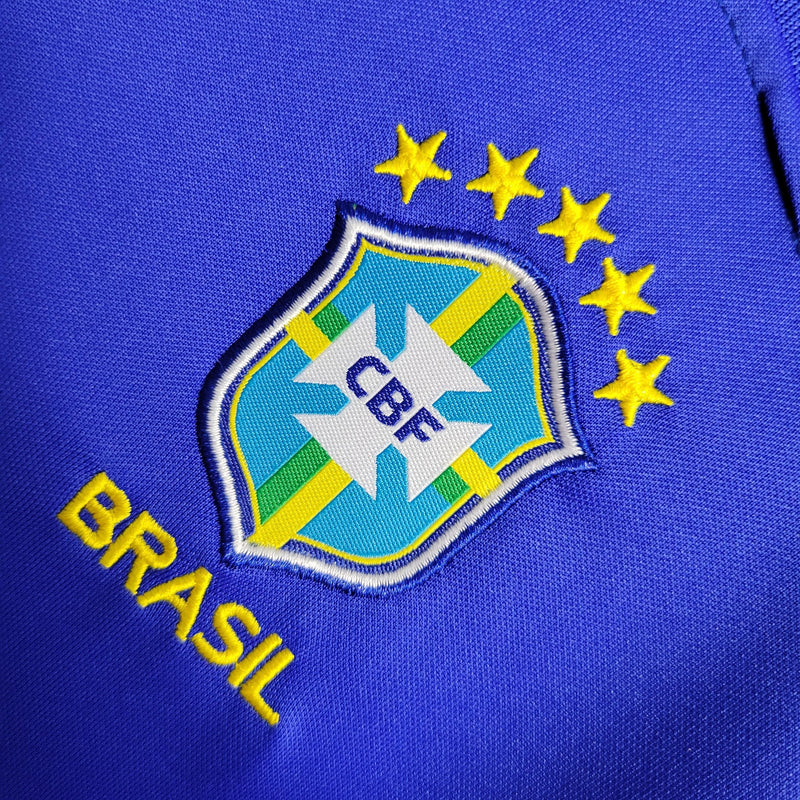 Kit Infantil Brasil Copa do Mundo 2022 - Nike Azul - FutStore Oficial!