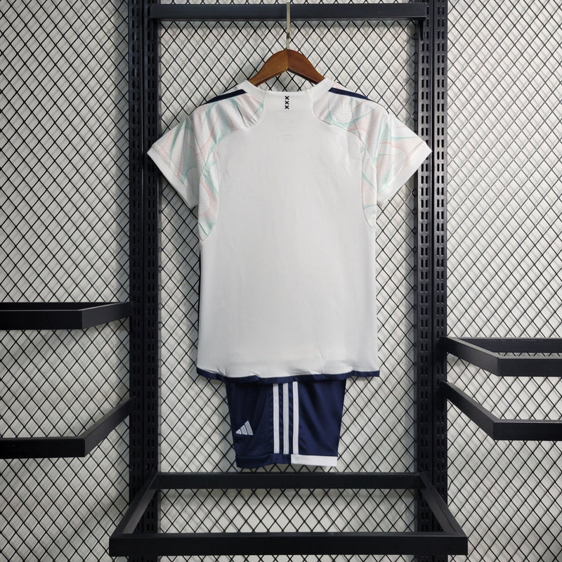 Kit Infantil Ajax Away 23/24 - FutStore Oficial!