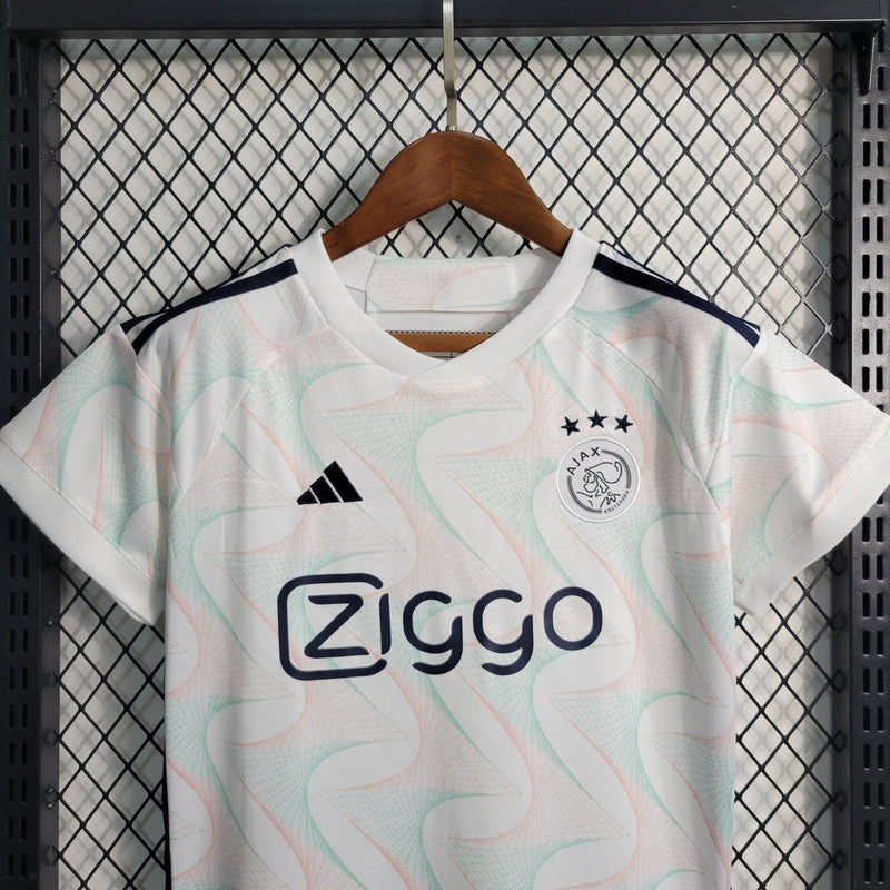 Kit Infantil Ajax Away 23/24 - FutStore Oficial!