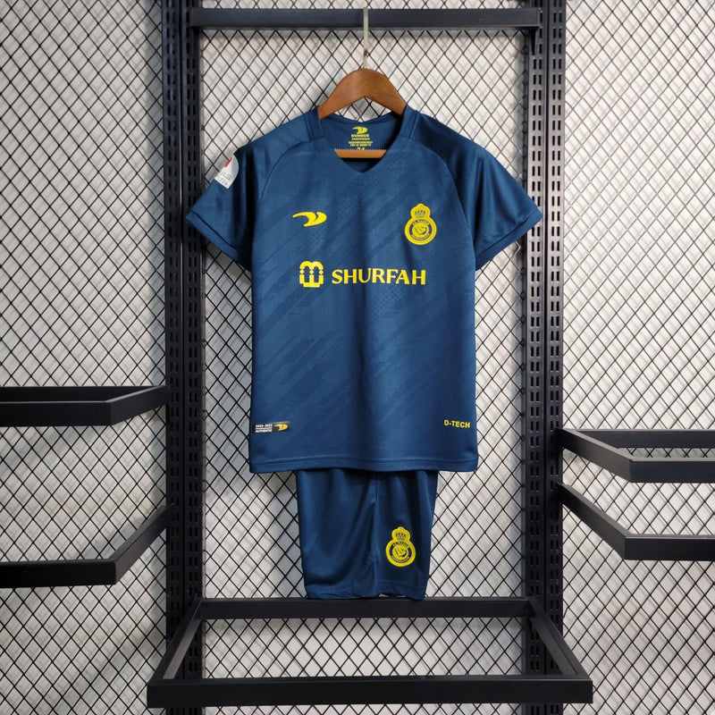 Kit Infantil Al-Nassr Reserva 23/24 - FutStore Oficial!