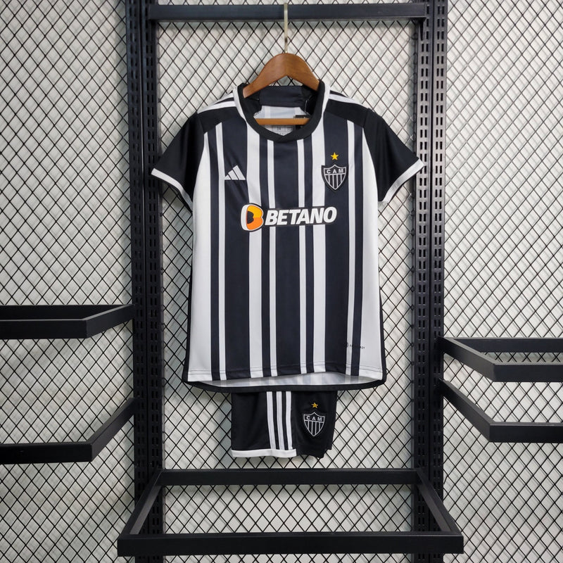 Kit Infantil Atlético Mineiro Titular 23/24 - FutStore Oficial!