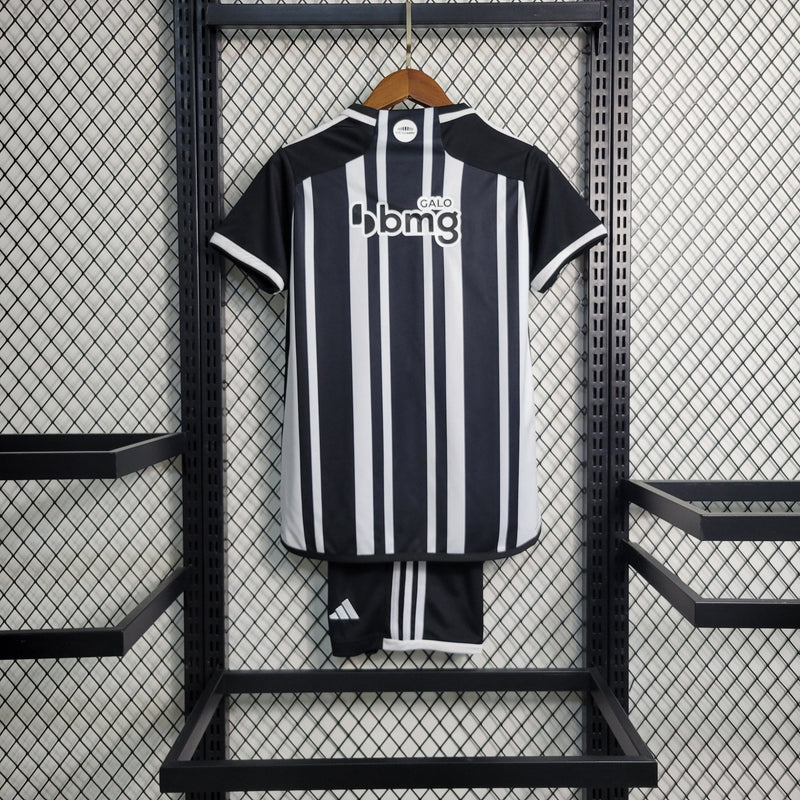 Kit Infantil Atlético Mineiro Titular 23/24 - FutStore Oficial!