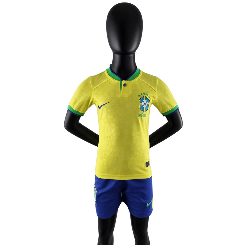 Kit infantil Brasil Copa do Mundo 2022 - Nike - FutStore Oficial!