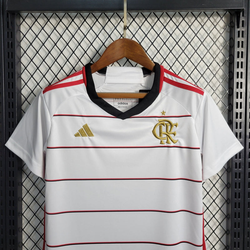 Kit Infantil Flamengo Away 23/24 - FutStore Oficial!