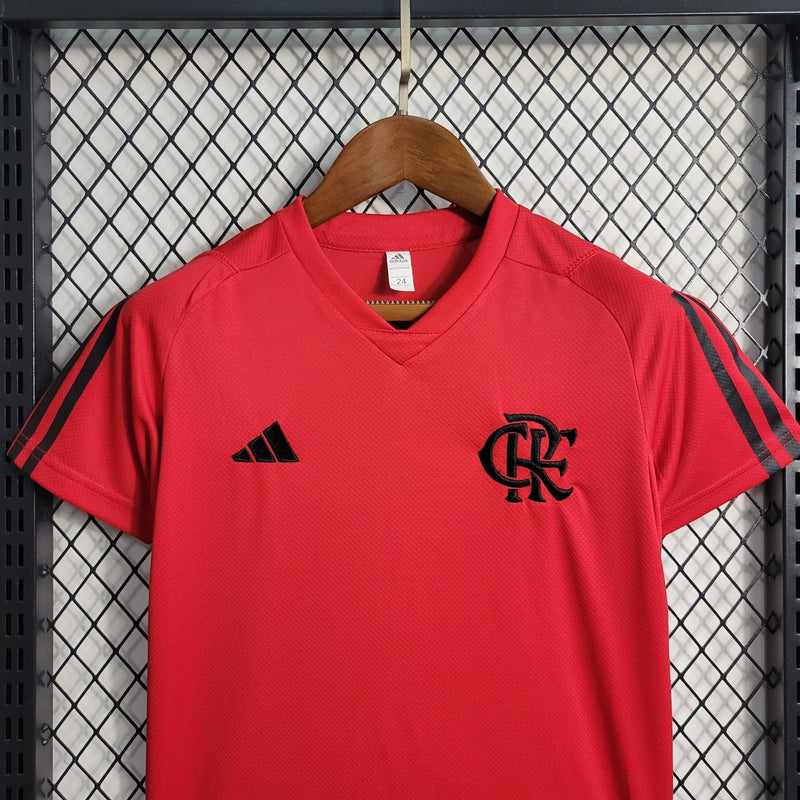 Kit Infantil Flamengo Treino 23/24 - Vermelho - FutStore Oficial!